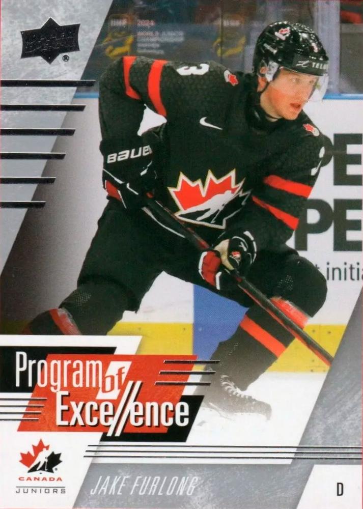 #110 Jake Furlong - Canada - 2024 Upper Deck Team Canada Juniors Hockey