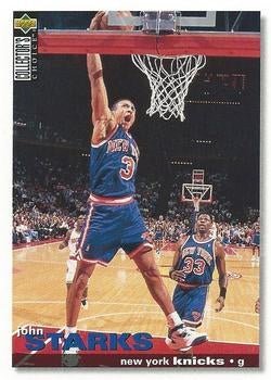 #110 John Starks - New York Knicks - 1995-96 Collector's Choice Basketball