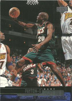 #110 Gary Payton - Seattle SuperSonics - 1999-00 Upper Deck Basketball