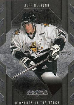 #110 Jeff Heerema - Sarnia Sting - 1999-00 Upper Deck Black Diamond Hockey