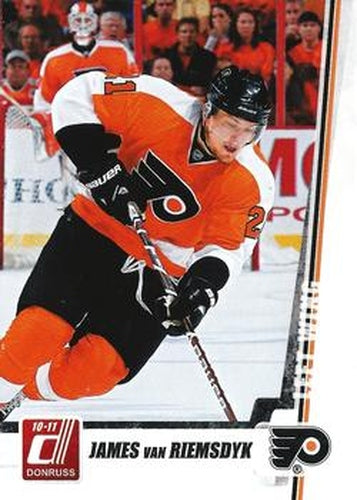 #110 James van Riemsdyk - Philadelphia Flyers - 2010-11 Donruss Hockey