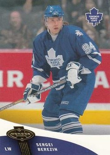 #110 Sergei Berezin - Toronto Maple Leafs - 2000-01 Upper Deck Heroes Hockey