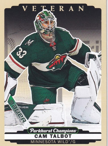 #110 Cam Talbot - Minnesota Wild - 2022-23 Parkhurst Champions Hockey