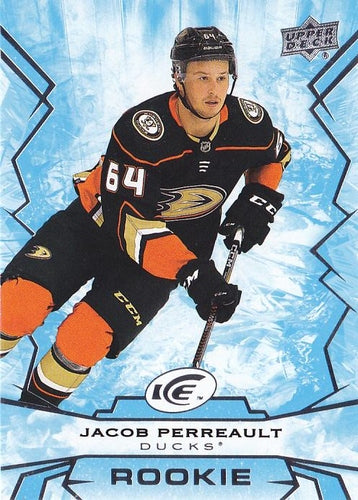 #110 Jacob Perreault - Anaheim Ducks - 2022-23 Upper Deck Ice Hockey