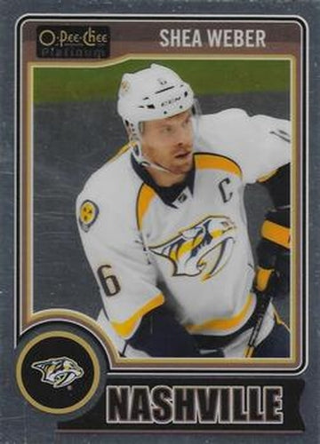 #110b Shea Weber - Nashville Predators - 2014-15 O-Pee-Chee Platinum Hockey