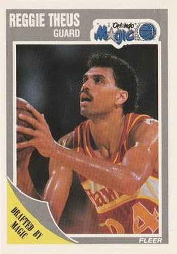 #111 Reggie Theus - Orlando Magic - 1989-90 Fleer Basketball