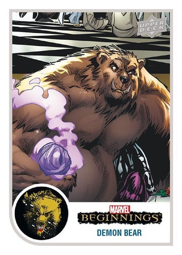 #111 Demon Bear - 2022 Upper Deck Marvel Beginnings