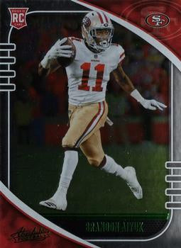 #111 Brandon Aiyuk - San Francisco 49ers - 2020 Panini Absolute - Green Football