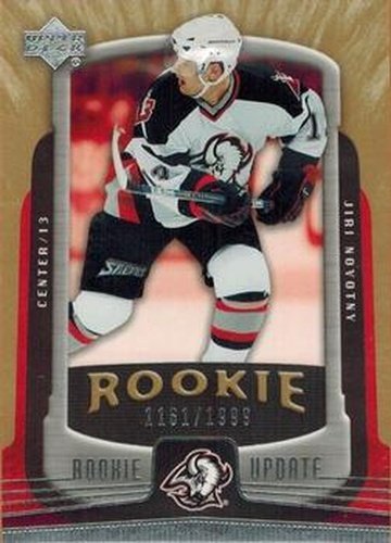 #111 Jiri Novotny - Buffalo Sabres - 2005-06 Upper Deck Rookie Update Hockey