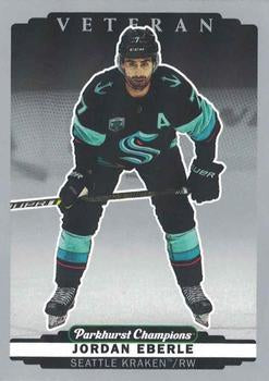 #111 Jordan Eberle - Seattle Kraken - 2022-23 Parkhurst Champions - Silver Hockey