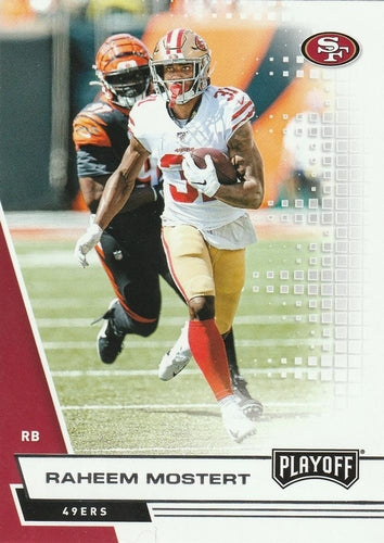#111 Raheem Mostert - San Francisco 49ers - 2020 Panini Playoff Football