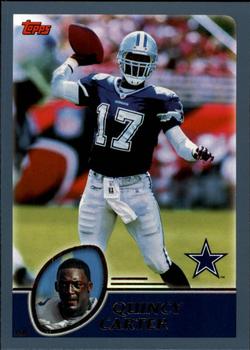 #111 Quincy Carter - Dallas Cowboys - 2003 Topps Football