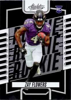 #111 Zay Flowers - Baltimore Ravens - 2023 Panini Absolute Football