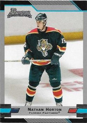 #111 Nathan Horton - Florida Panthers - 2003-04 Bowman Draft Picks and Prospects Hockey