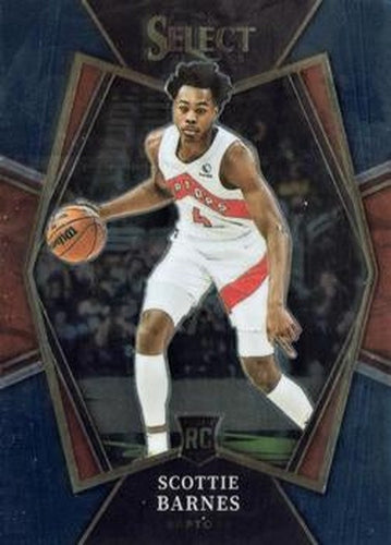 #111 Scottie Barnes - Toronto Raptors - 2021-22 Panini Select - Blue Basketball