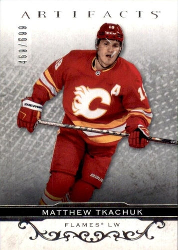 #111 Matthew Tkachuk - Calgary Flames - 2021-22 Upper Deck Artifacts Hockey