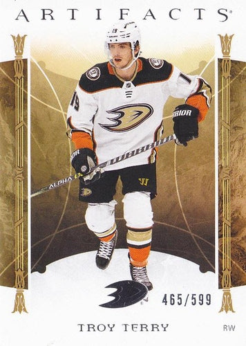 #111 Troy Terry - Anaheim Ducks - 2022-23 Upper Deck Artifacts Hockey