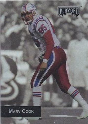 #111 Marv Cook - New England Patriots - 1993 Playoff Football