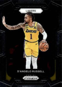 #111 D'Angelo Russell - Los Angeles Lakers - 2023-24 Panini Prizm Basketball