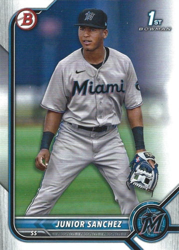 #BP-111 Junior Sanchez - Miami Marlins - 2022 Bowman - Prospects Baseball