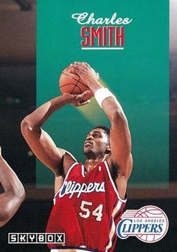 #111 Charles Smith - Los Angeles Clippers - 1992-93 SkyBox Basketball