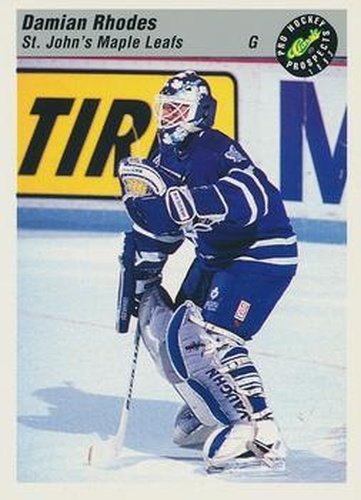 #111 Damian Rhodes - St. John's Maple Leafs - 1993 Classic Pro Prospects Hockey