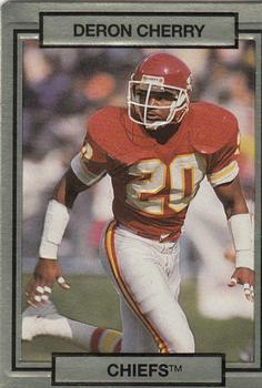 #111 Deron Cherry - Kansas City Chiefs - 1990 Action Packed Football