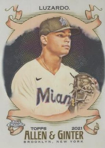 #111 Jesus Luzardo - Miami Marlins - 2021 Topps Allen & Ginter Chrome Baseball