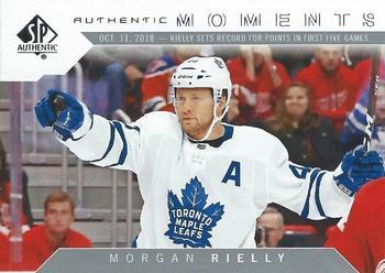 #111 Morgan Rielly - Toronto Maple Leafs - 2018-19 SP Authentic Hockey
