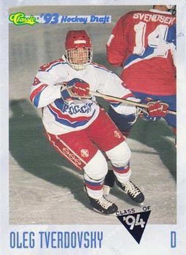 #111 Oleg Tverdovsky - Russia - 1993 Classic '93 Hockey Draft Hockey