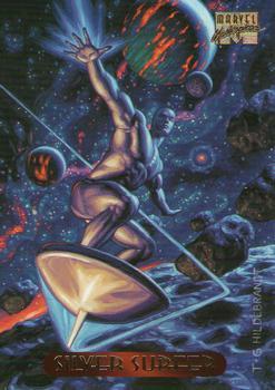 #111 Silver Surfer - 1994 Fleer Marvel Masterpieces Hildebrandt Brothers