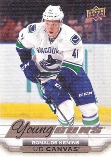 #C111 Ronalds Kenins - Vancouver Canucks - 2015-16 Upper Deck - UD Canvas Hockey