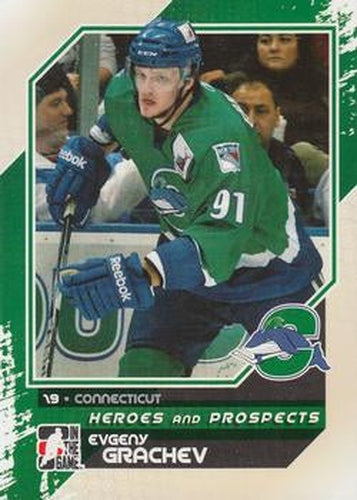 #111 Evgeny Grachev - Connecticut Whale - 2010-11 In The Game Heroes and Prospects Hockey