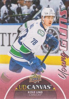 #C111 Kole Lind - Vancouver Canucks - 2021-22 Upper Deck - UD Canvas Hockey