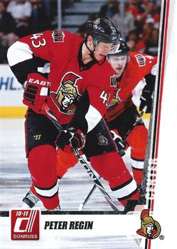 #111 Peter Regin - Ottawa Senators - 2010-11 Donruss Hockey