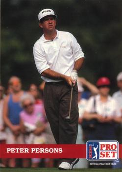 #111 Peter Persons - 1992 Pro Set PGA Tour Golf