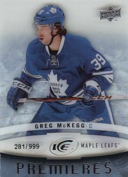 #111 Greg McKegg - Toronto Maple Leafs - 2014-15 Upper Deck Ice Hockey