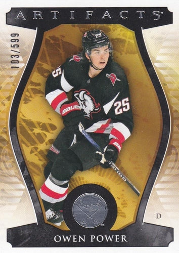 #111 Owen Power - Buffalo Sabres - 2023-24 Upper Deck Artifacts Hockey