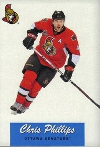 #111 Chris Phillips - Ottawa Senators - 2012-13 O-Pee-Chee - Retro Hockey