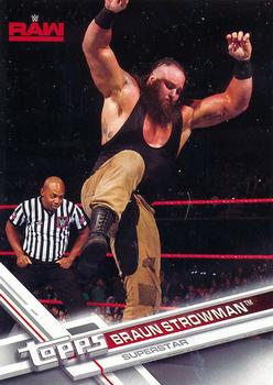 #111b Braun Strowman - 2017 Topps WWE Then Now Forever Wrestling