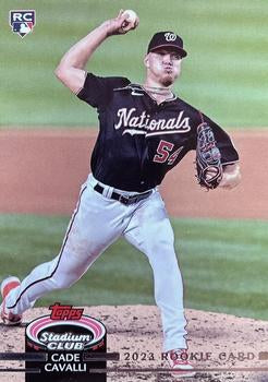 #111b Cade Cavalli - Washington Nationals - 2023 Stadium Club Baseball