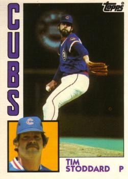 #112T Tim Stoddard - Chicago Cubs - 1984 Topps Traded Baseball