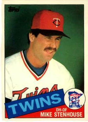 #112T Mike Stenhouse - Minnesota Twins - 1985 Topps Traded Baseball