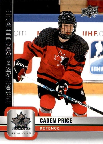 #112 Caden Price - Canada - 2023 Upper Deck Team Canada Juniors Hockey