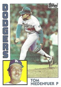 #112 Tom Niedenfuer - Los Angeles Dodgers - 1984 Topps Baseball