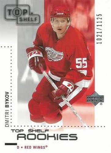 #112 Dmitri Bykov - Detroit Red Wings - 2002-03 Upper Deck Top Shelf Hockey