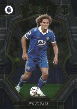#112 Wout Faes - Leicester City - 2022-23 Panini Select Premier League Soccer