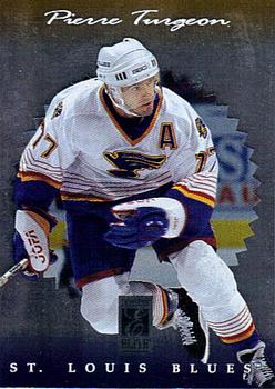 #112 Pierre Turgeon - St. Louis Blues - 1996-97 Donruss Elite Hockey
