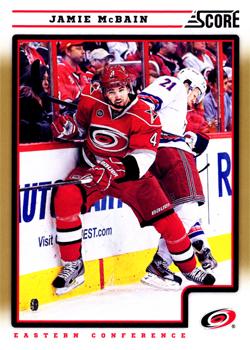 #112 Jamie McBain - Carolina Hurricanes - 2012-13 Score - Gold Rush Hockey