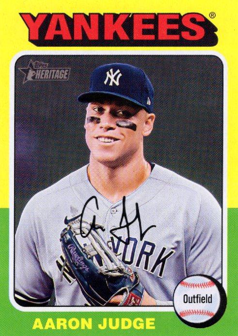 #112 Aaron Judge - New York Yankees - 2024 Topps Heritage Baseball